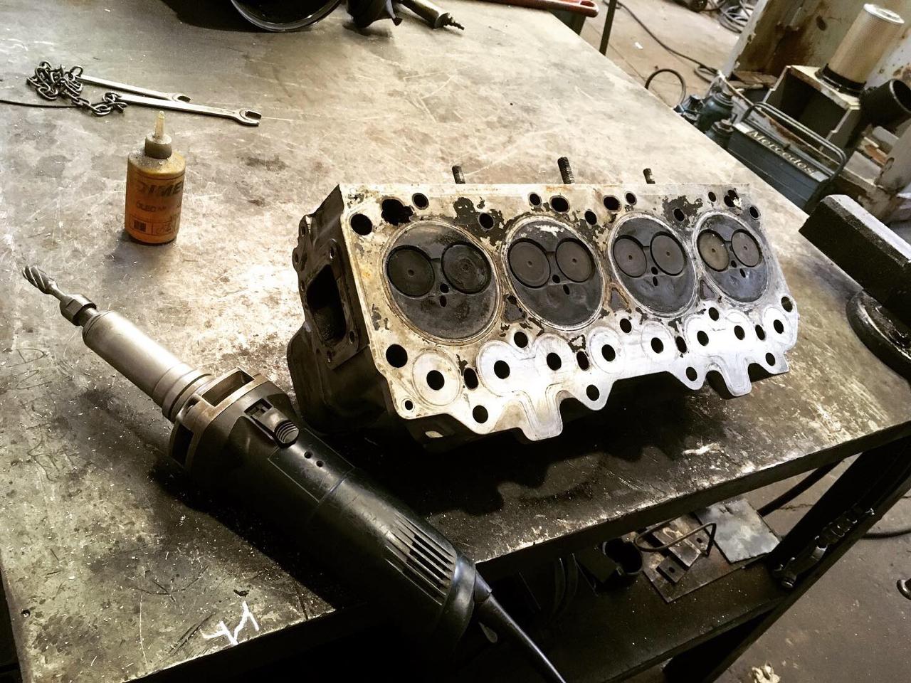 Limpeza e Soldagem em Cabeçote de Alumínio